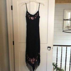 Betsey Johnson beaded slip dress